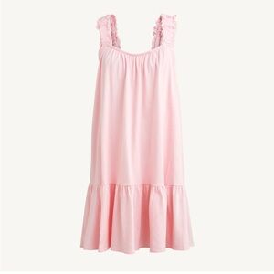 J Crew Broken-in jersey mini dress coverup pink sz Small